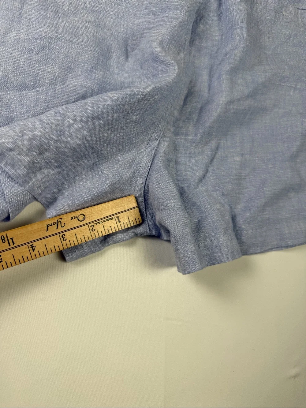 C&C California Chambray Drawstring Shorts in Light Blue - Perfect XL